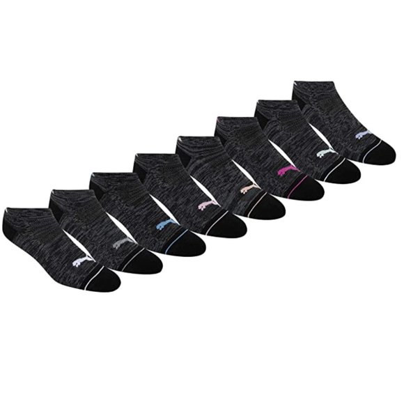 PUMA 8 Pack of Low Cut Socks - Picture 1 of 5